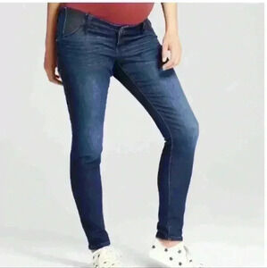 Isabel Maternity Dark Wash Under Belly Jegging